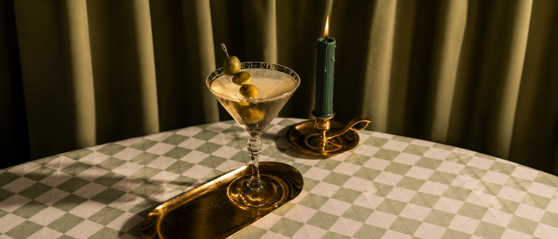 Elegant cocktail glassware collection