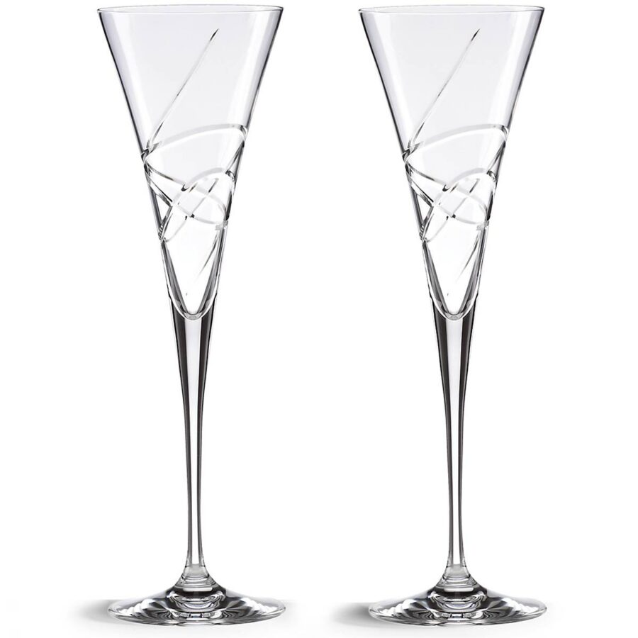 Crystal Toasting Flute Set - 2 Piece