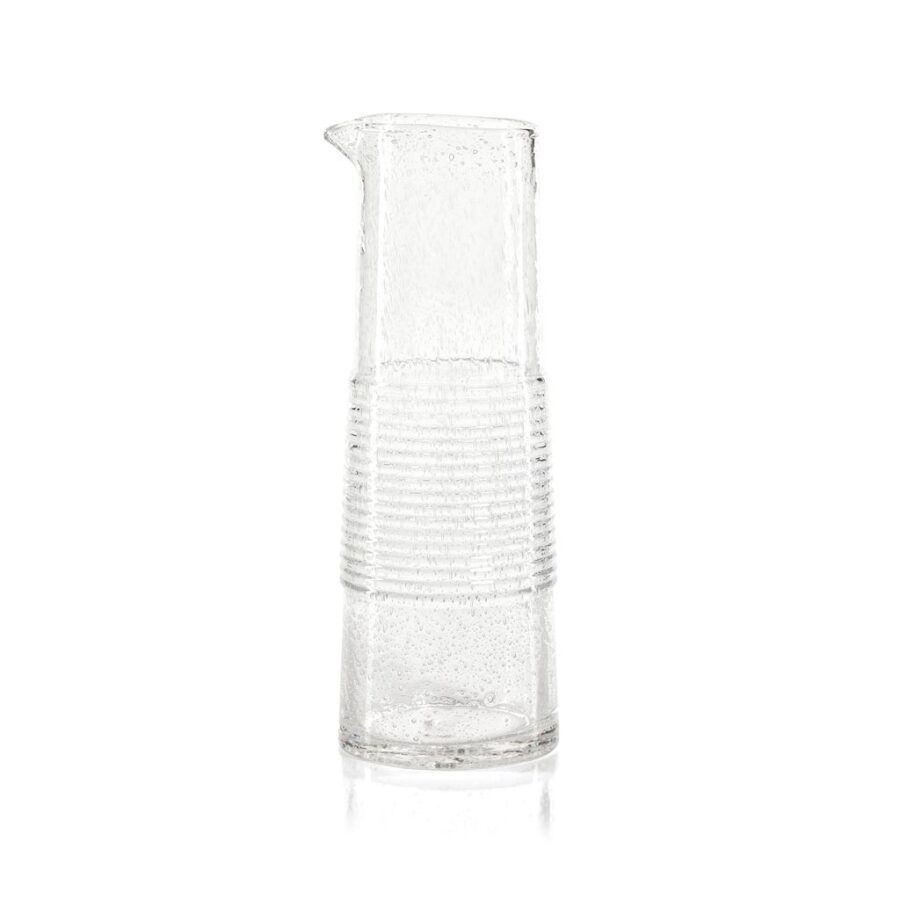 Bubble Glass Pitcher and Drinkware Collection